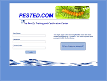 Tablet Screenshot of pestedcampus.com